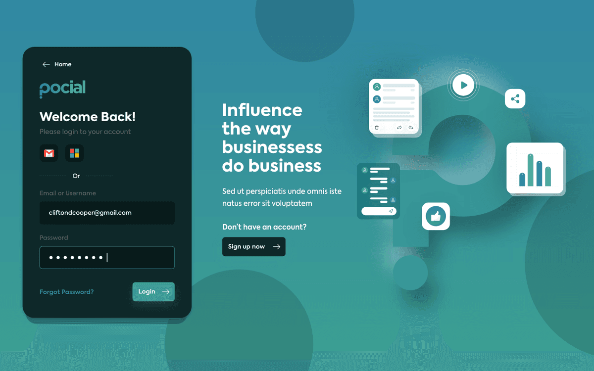 app · login