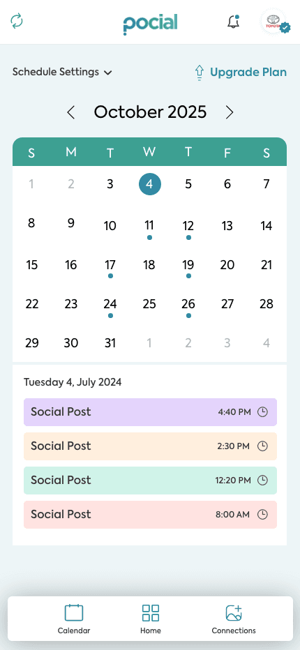 Schedule Calendar